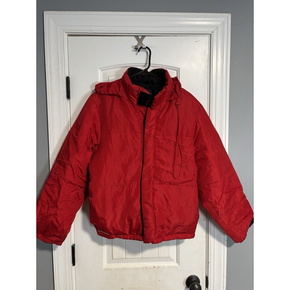 Vintage Ralph 1967 Ski Patrol Mens M-L‎ Red Down High Neck Warm